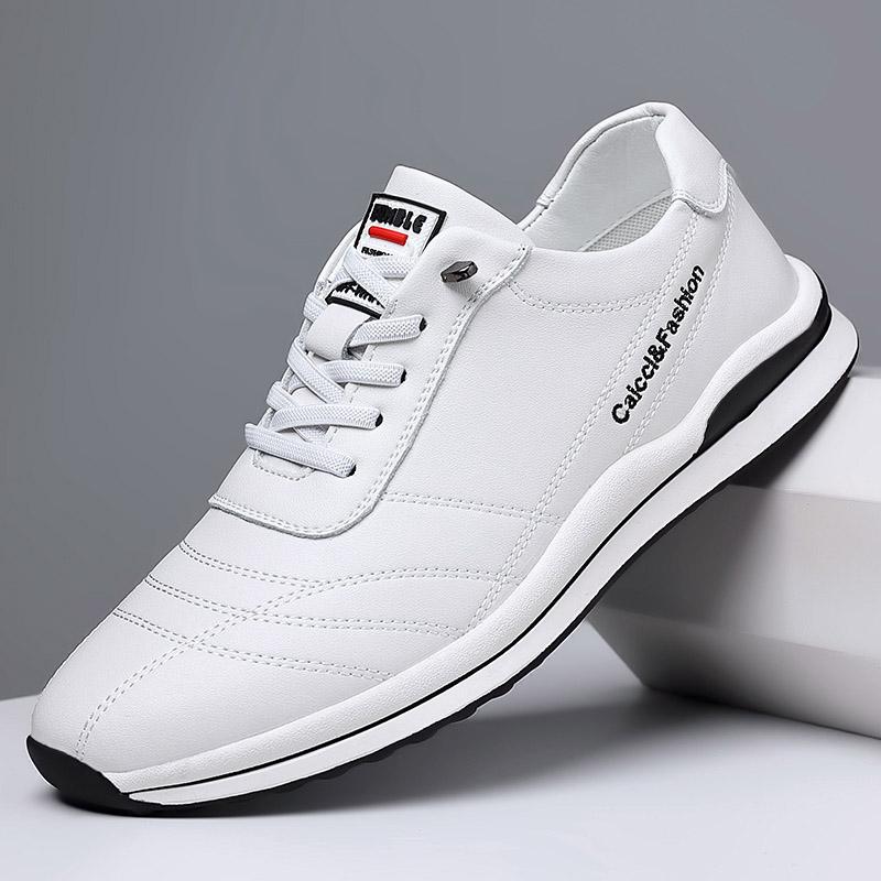 Fashion New Arrival Casual Leather Shoes for Men Comfortable Soft Men's Sneakers Outdoor Man Trainers High End Fashion Treking Footwear