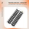 10 Pairs 3D Soft Mink Hair False Eyelashes Crisscross Thick Long Eye Lashes  Women's Beauty