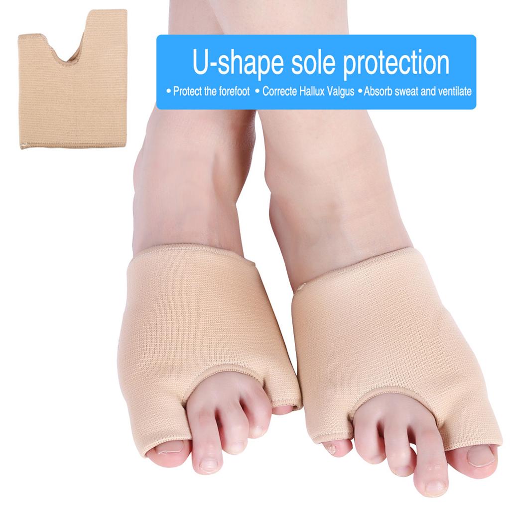 1 Pair Breathable Shock Absorbent Big Toe Bunion Correctors Hallux Valgus Straighteners