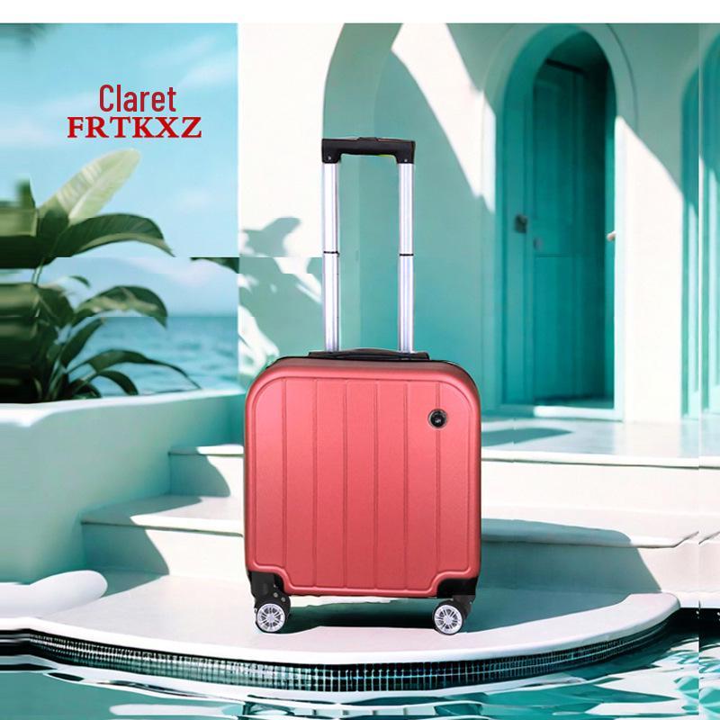 18" Carry-on Travel Suitcase with Universal Wheels and Lock, Sturdy Trolley Case for Students, 20" Version Available