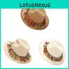 Classic Straw Hat For Women With Wide Brim Sun Protection For Beach And Outdoor Travel