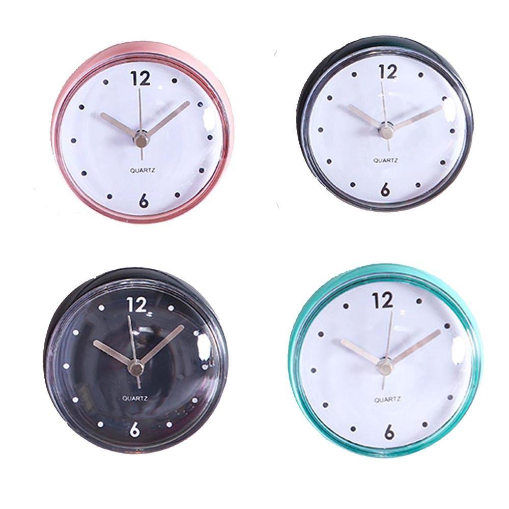 Waterproof Kitchen Clock Art 3D Minimalist Battery Powered Wall Clock Shower Clocks Wall Watch Home Decor