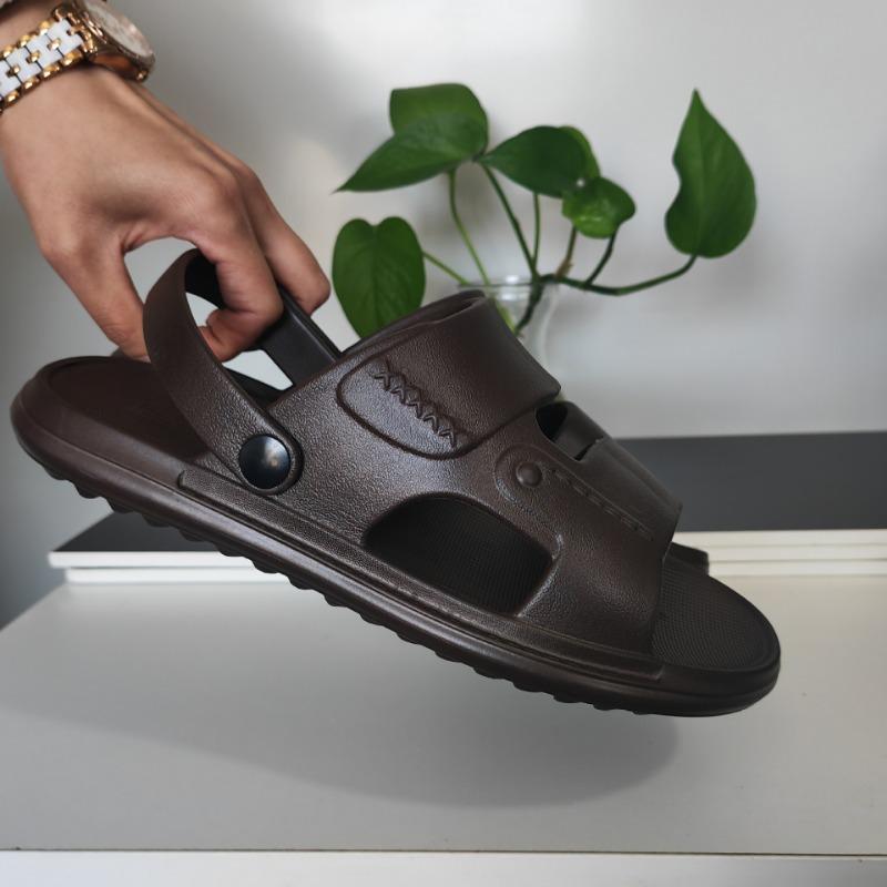 

Men s summer sandals new fashion casual beach shoes soft-soled slippers dual-purpose sandals integrated versatile shoes 45
