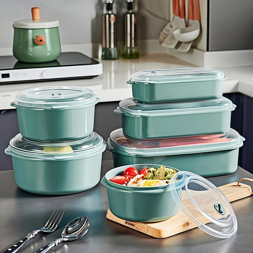 Breathable Food Storage Box for Kitchen & Fridge Organization