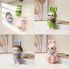 Toys Knitted Animal Stuffed Doll Macaron Color Decoration Gifts Kids