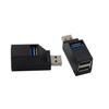 3-Port USB3.0 Power Strip Docking Station with Three-outlet Hub