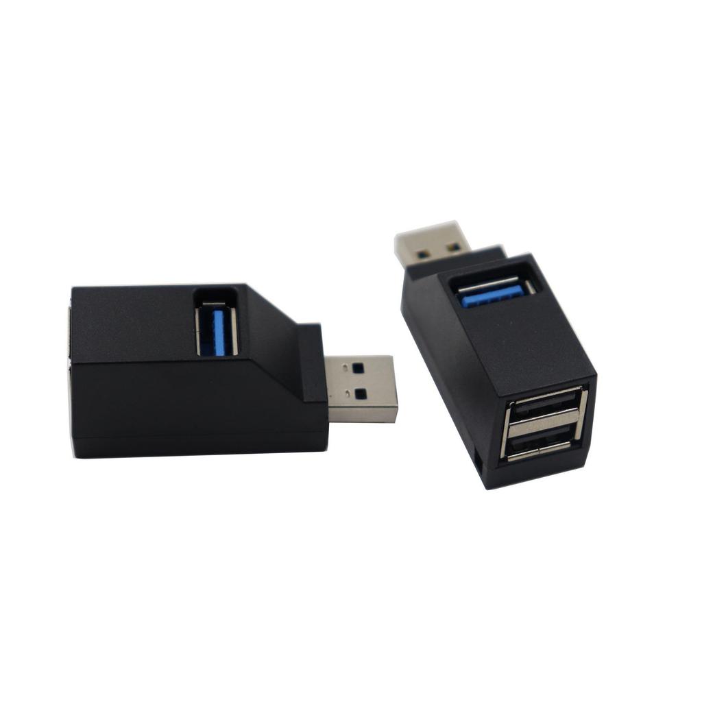 3-Port USB3.0 Power Strip Docking Station with Three-outlet Hub