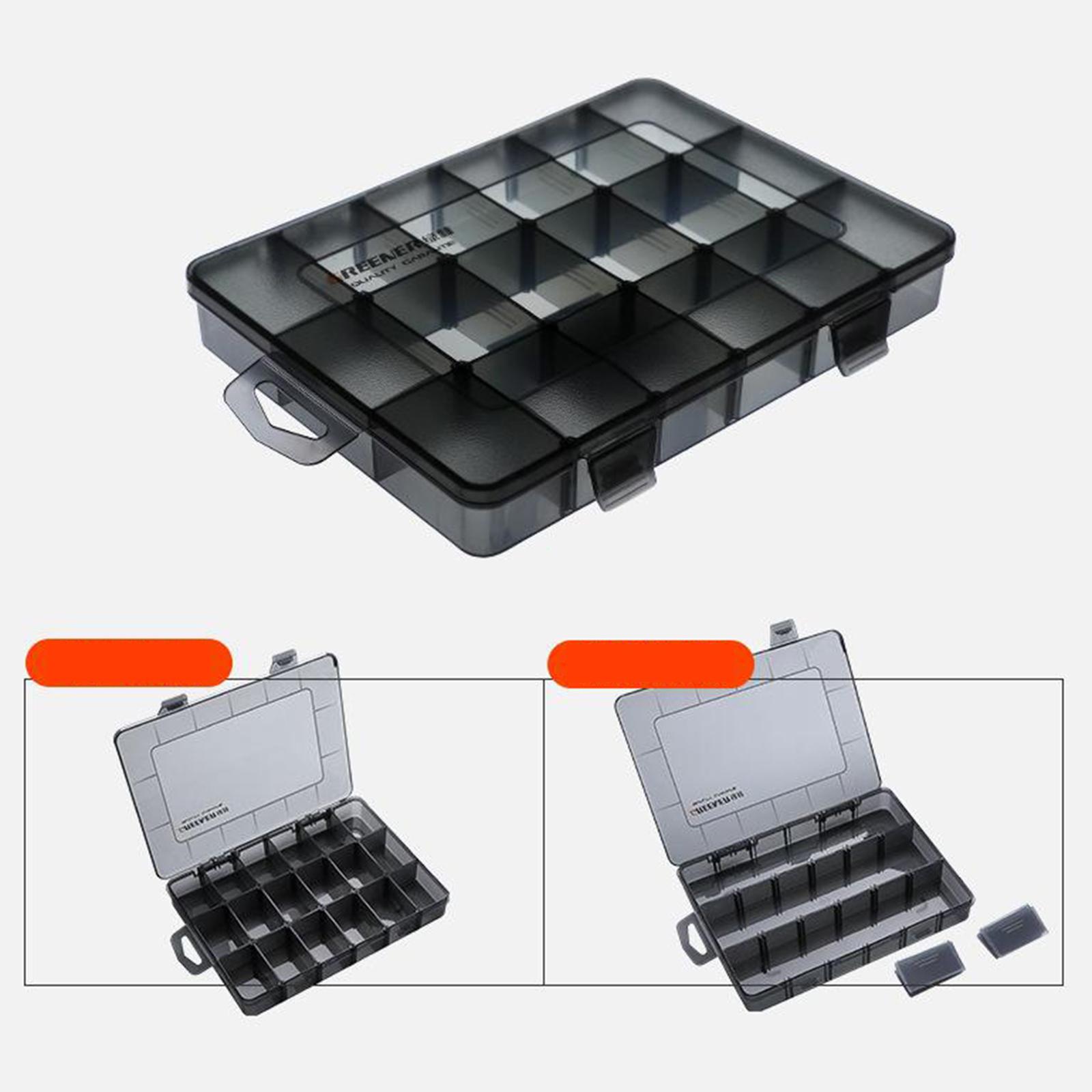 Multifunction Compartment Jewelry Earring Display Case Storage Box Screw