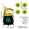 Whimsical St Patricks Day Door Decorations Featuring Playful Leprechaun And Styles Clover