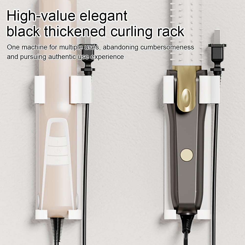 Wall Mount Holder for Dyson Airwrap Styler Hair Curling Iron Aluminum Organizor Storage Rack Suitable Various Curly Hair Sticks