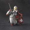 Medieval Knight Serie Figures Building Blocks Warrior Soldiers Guards Lion Heart Hospital Teutonic Knight Battle Pastor Kid Gift