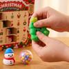 Soft Slow Rebound Toy Christmas Squeeze Advent Calendar 2026, 24 Days Mini Rising Fidget Cute Santa Tree Snowman Ornaments Toys Countdown Calendar,