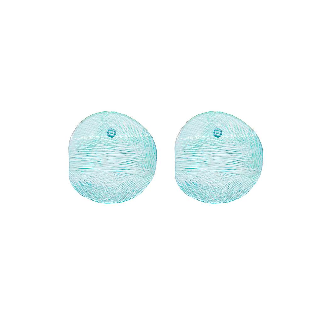 Creative Design Shrimp Chip Earrings Advanced Sense Gradual Change Color Dopamine Stud Earrings Imitation Silver Needle Exaggerated Ear Jewelry