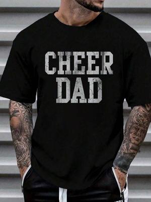 Cheer Dad Cheer Leading Cheer Leading Men Dad Father Unisex T-Shirt