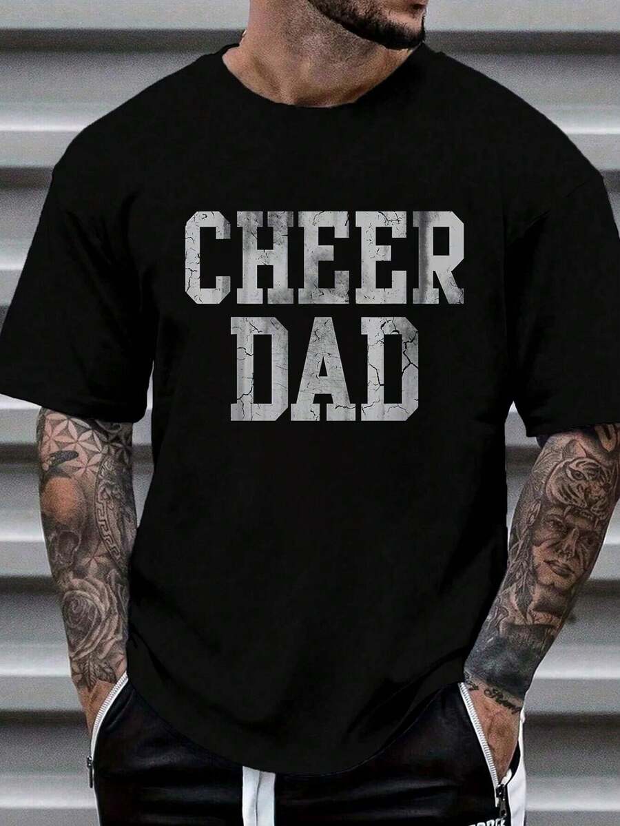 Cheer Dad Cheer Leading Cheer Leading Men Dad Father Unisex T-Shirt S