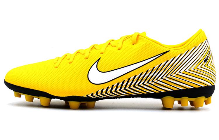 Nike Mercurial Vapor 12 Soccer Shoes Men s Low Top Yellow/Black/White AQ9239-710 42.5