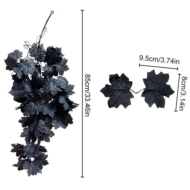 

Хэллоуин Клен Тыква Домашний Сад Ягоды Настенные Подвесные Пластиковые Искусственные Листья Праздничные Принадлежности