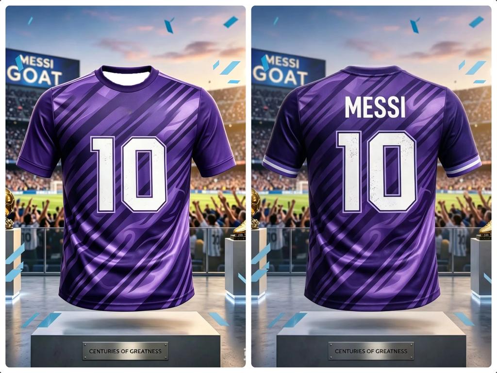 2026 Estate Messi #10 Maglia da Calcio Traspirante Asciugatura Rapida Argentina Bambino Abbigliamento Sportivo Casuale Allenamento Uniforme da Tifoso Maglietta