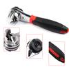 Universal Socket Torque Ratchet Wrench Anti-Slip Handle Ergonomic Design Heat Treated Multifunctional