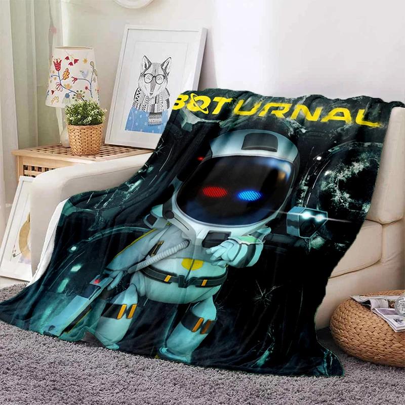 New 29 Style Astro Bot Game Cartoon Robot Gift Blanket,Soft Throw Blanket for Home Bedroom Bed Sofa Travel Picnic Cover Kids