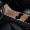 Model3 Car Center Console Wrap Sticker For Tesla Model 3 Y  Wood Console Grain Accessories For Tesla Model Three Accessory