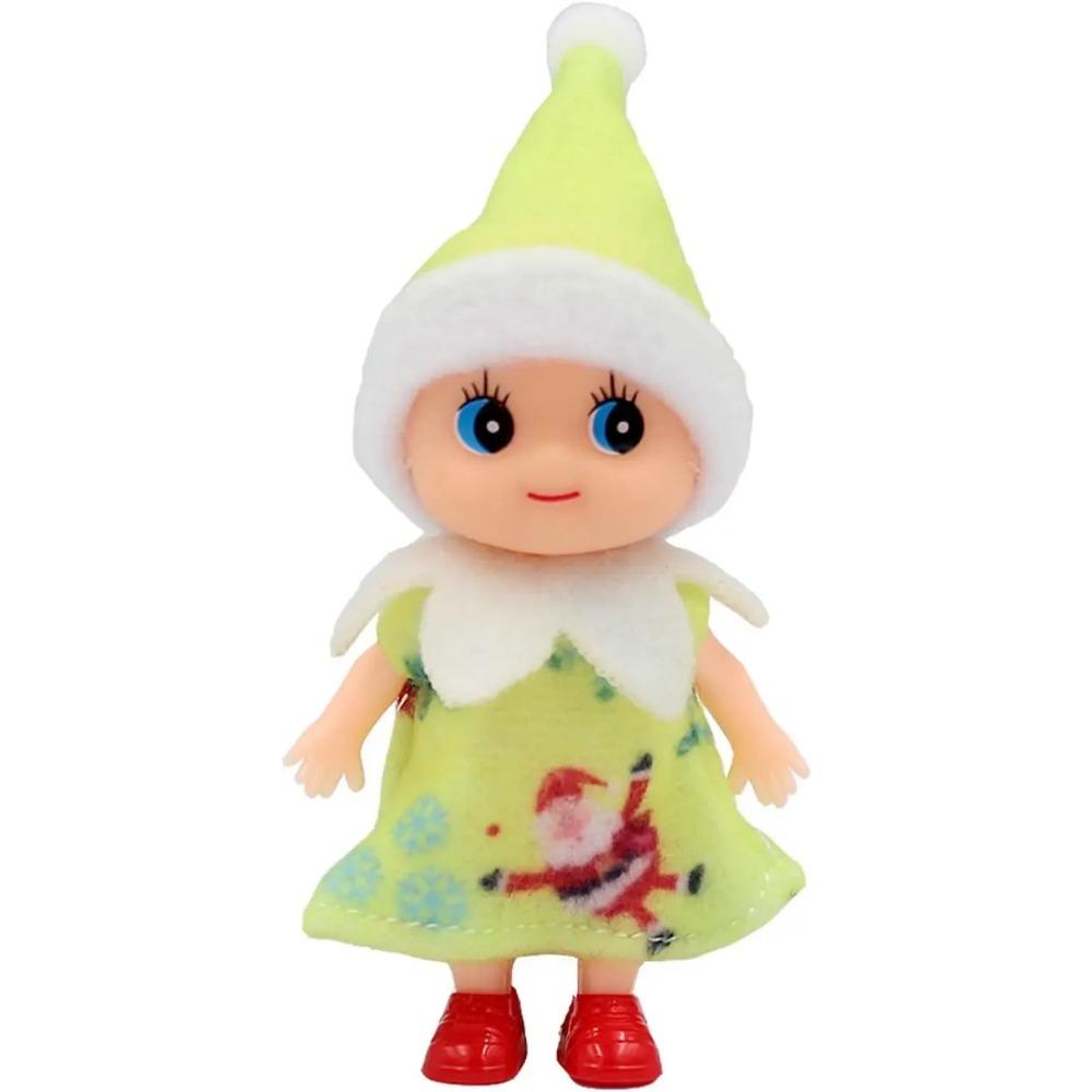 Elf Doll Plush Dolls Elf Tiny Christmas Elves Christmas Novelty Toys Elf Accessories for Girls and Boys Holiday Decorations