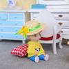 1 Piece 1/12 1/8 Doll Accessories New Doll House Miniature Doll Handmade Straw Hat Sun Cap DIY Decoration