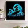 DIY Diamond Painting Round Diamond Motana, Riding The Wind and Breaking The Waves Full Diamond Mosaic Home Decoration Painting Cross Stitch Kit