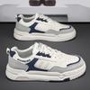 Fashion Men's Thick-sole Breathable Casual Shoes Four Season Soft-sole Non-slip Comfort Outdoor Walking Shoes Student Sports Board Shoes