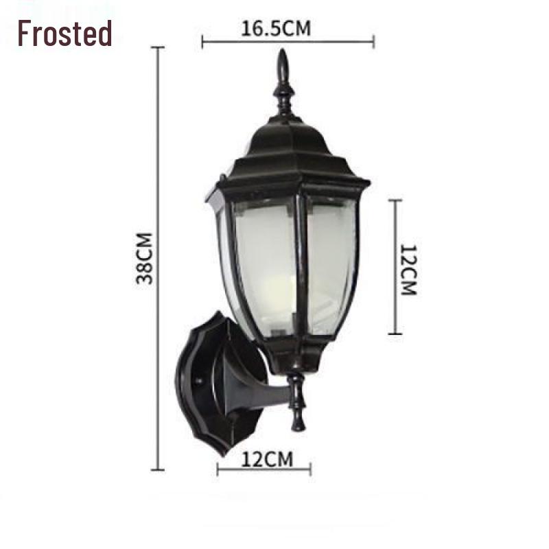 European Antique Outdoor Waterproof Wall Lights - Modern Minimalist Design for Courtyard Landscapes