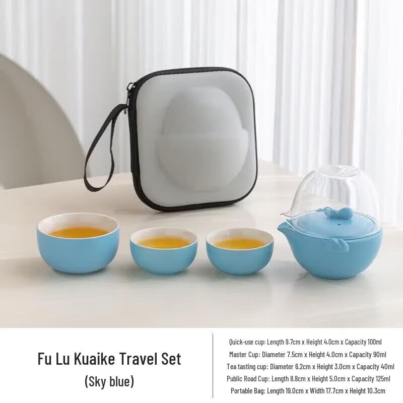 Portable Stainless Steel Tea Set