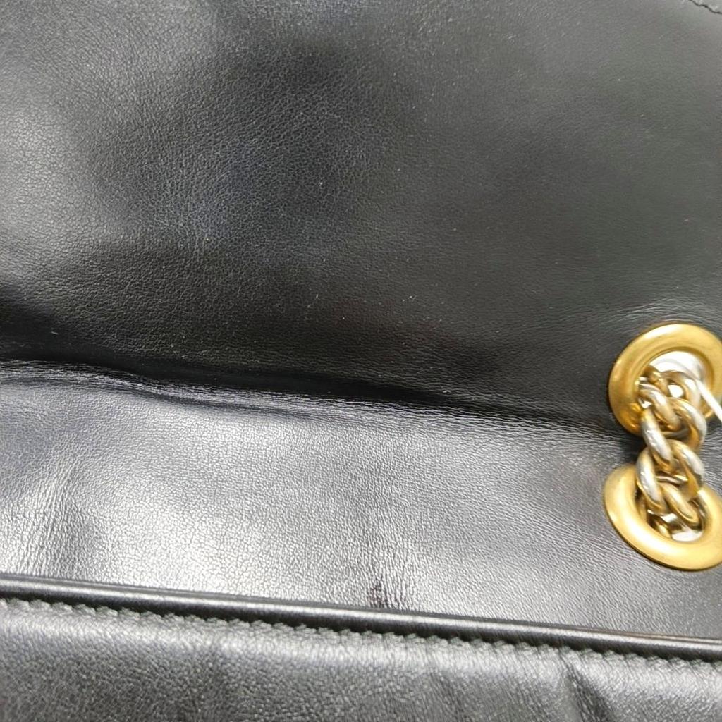 [Pre-Owned] Gucci GG Marmont Small Matelassé Shoulder Bag 'Black' - Good #CPZZOR