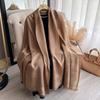 New Shawl Women's Imitation Cashmere with Double-sided Scarf Camellia Fringed Cape
