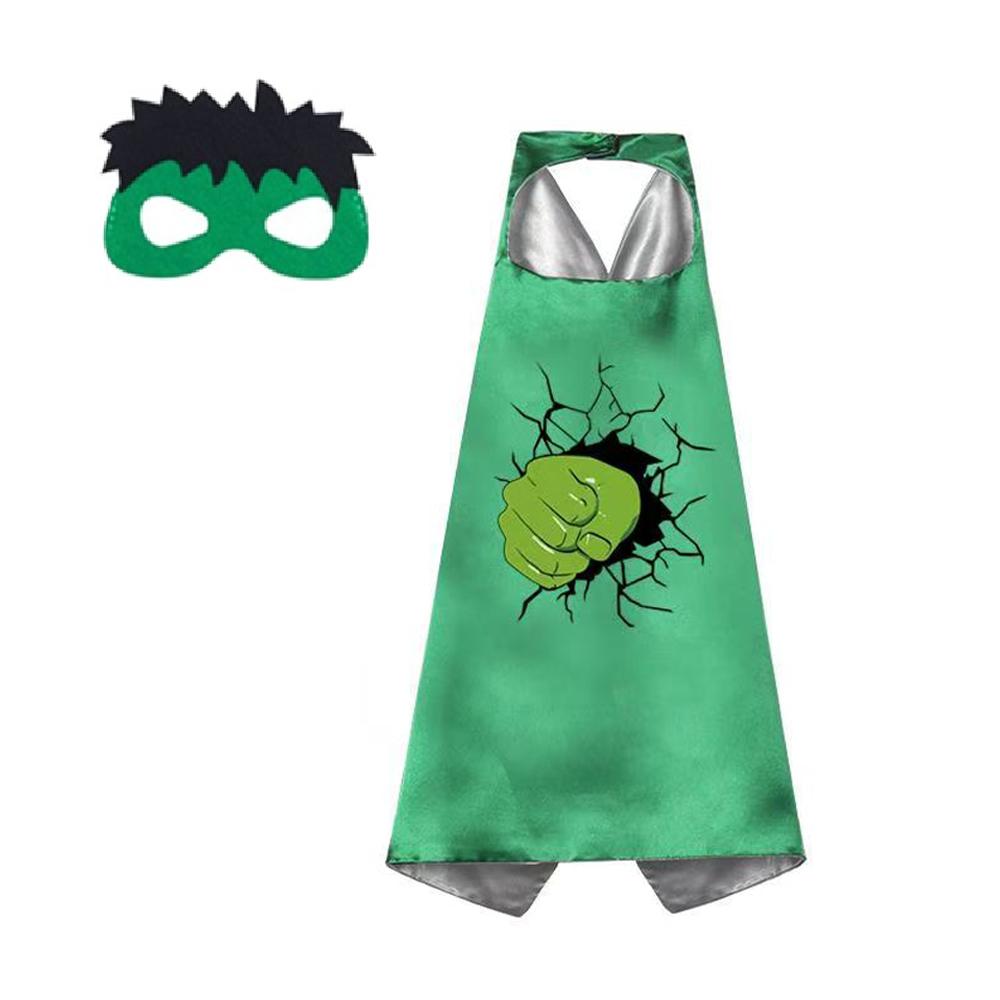 Regali di Compleanno Mantelli da Supereroe per Bambino Bambina Costumi da Cartone Animato Travestimenti Forniture per Feste Mantello Mantello di Pasqua Halloween