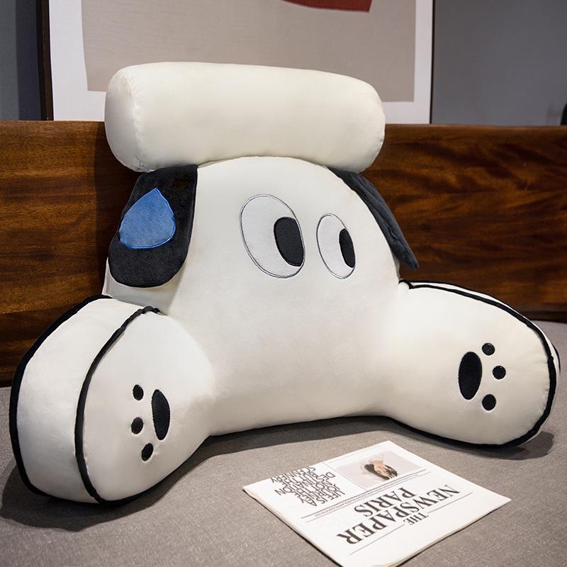 Cartoon Headboard Large Backrest Pillow for Student Dormitory: Soft Sofa, Bed, or Bay Window Reading and Lumbar Support Cushion