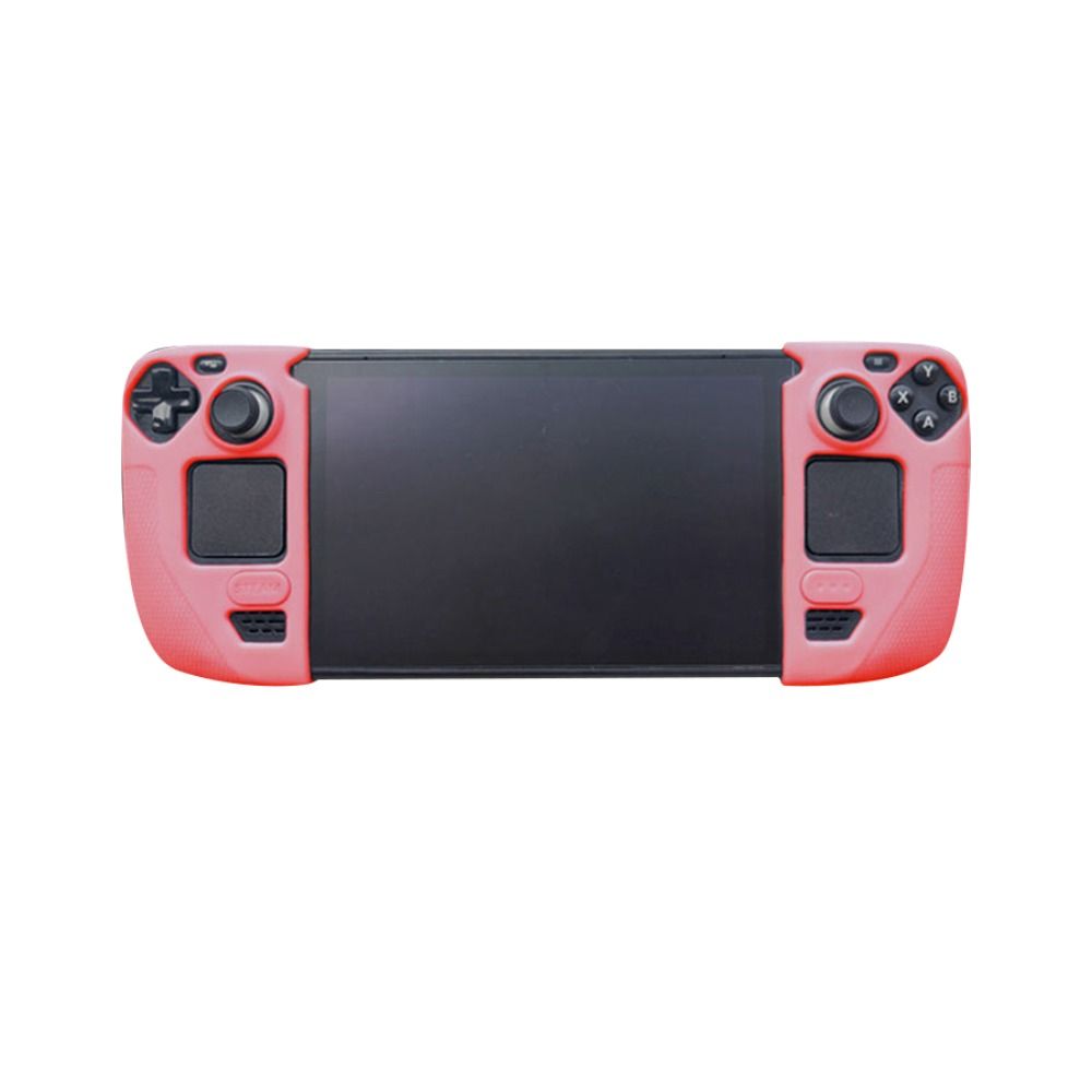Anti-slip Silicone Grip Shockproof Thicken Protection Case Protective Game Console Grip for Steam Deck/Steam Deck OLED