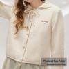 UNIFREE Doll Collar Bow-Tie Knit Cardigan