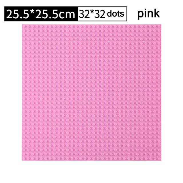 Classic Base Plates City Street Road Plate Building Blocks Figures Construction Toys 32*32 32x32 Dots Baseplates Plastic Bricks