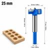 Hex Shank Forstner Drill Bit 2 Flutes Wood Boring Bit Durable Wood Auger Cutter  For Plastic