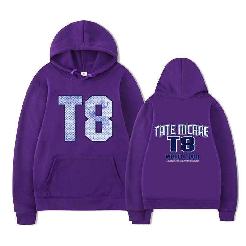 Tate McRae Think Later Hoodies Autumn Men Fashion Long Sleeve Sweatshirts Women Harajuku Streetwear Pullovers Sudaderas