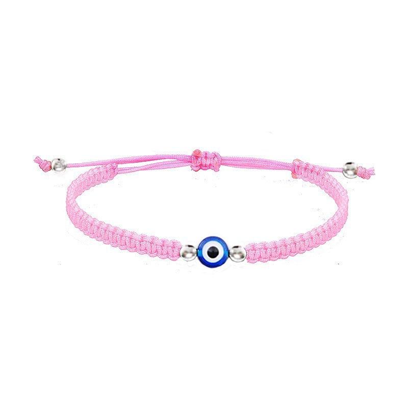 Adjustable Evil Eye Lady Pure Handmade Woven Bracelet - Personalized Couple's String