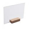 Table Sign Holder Table Sign Wooden Acrylic Blank Clear