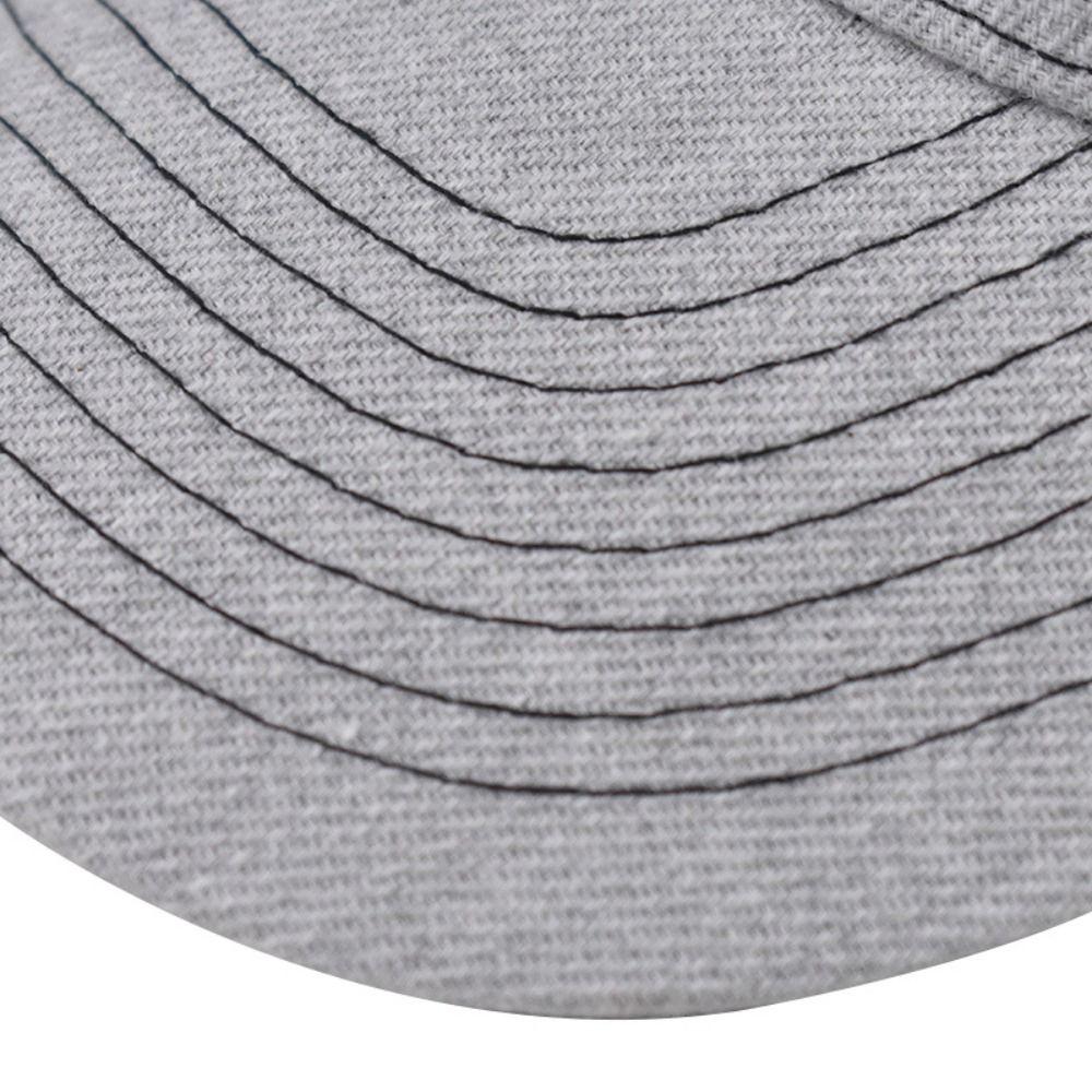Curved Brim Mesh Trucker Hat DAD Leather Label Snapback Cap Casual Dad Hat Summer Outdoor