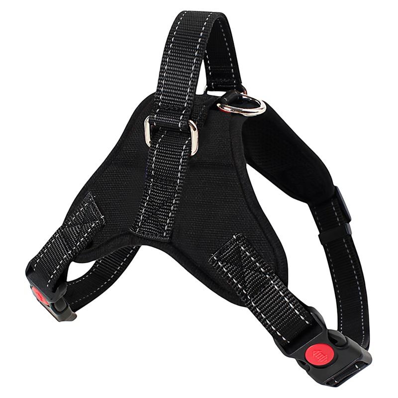 Dog reflective collar, cat and dog breathable harness, pet safety collar, 1 piece