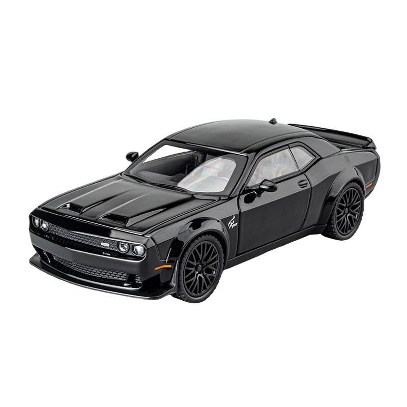 Alloy Challenger Hellcat Toy Car With Light Sound And Operation Inertia