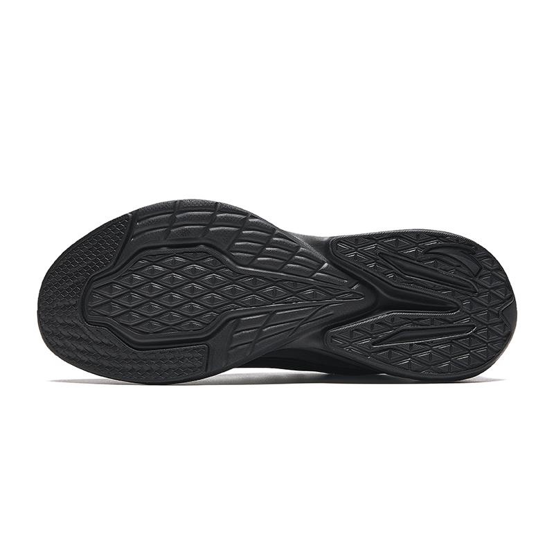 New Anta Anti Slip Wear Resistant Low Top Running Shoes Men's Black 912435502-5