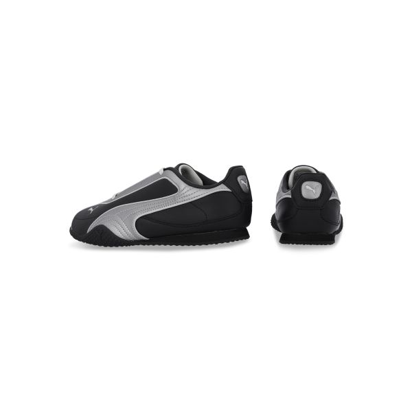 Puma Bella V2 Leather Black Aged Silver Women Sneakers Alpine-Snow 404043-01