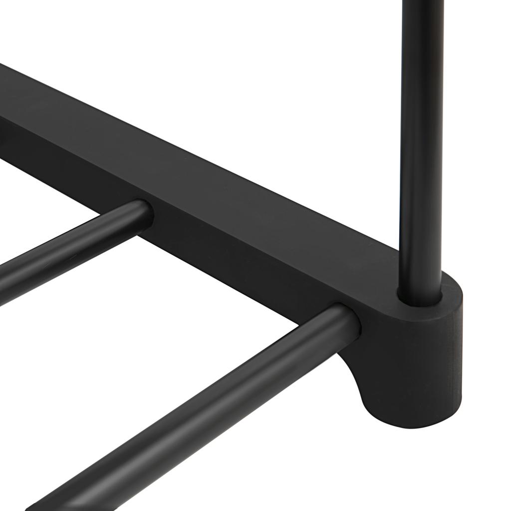 SONGMICS 6-Tier Shoe Rack, Iron Shoe Storage Organiser, Customisable Design, Space-Saving and Versatile Shelf