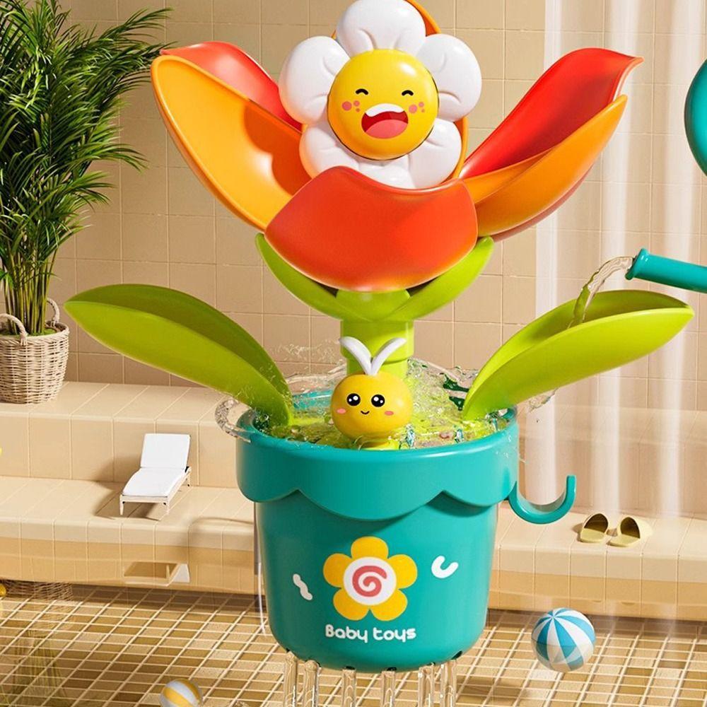 Sunflower Bathroom Toy Lovely Shower Spray High Quality Bath Toy  Kids Gifts