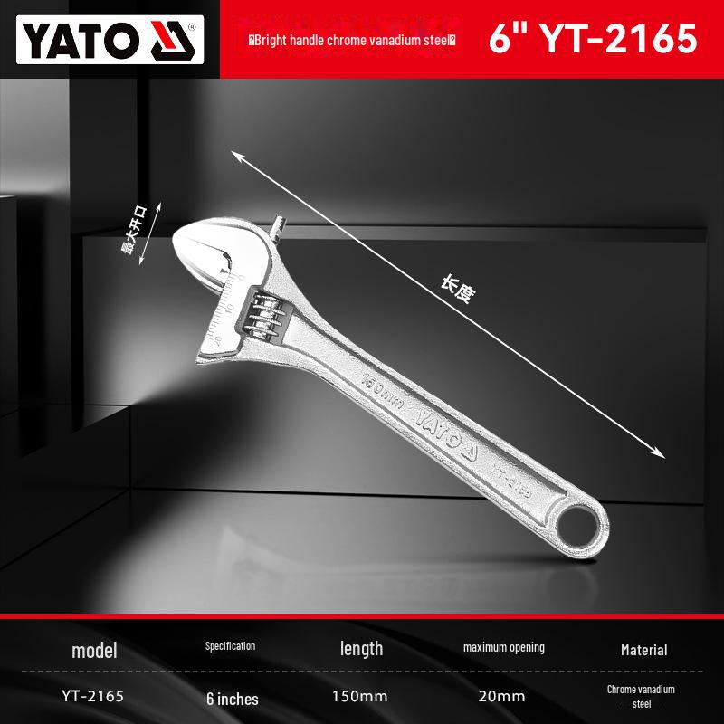 Yiertuo Adjustable 6-12 Inch Multi-Function Large Opening Wrench & Pipe Pliers
